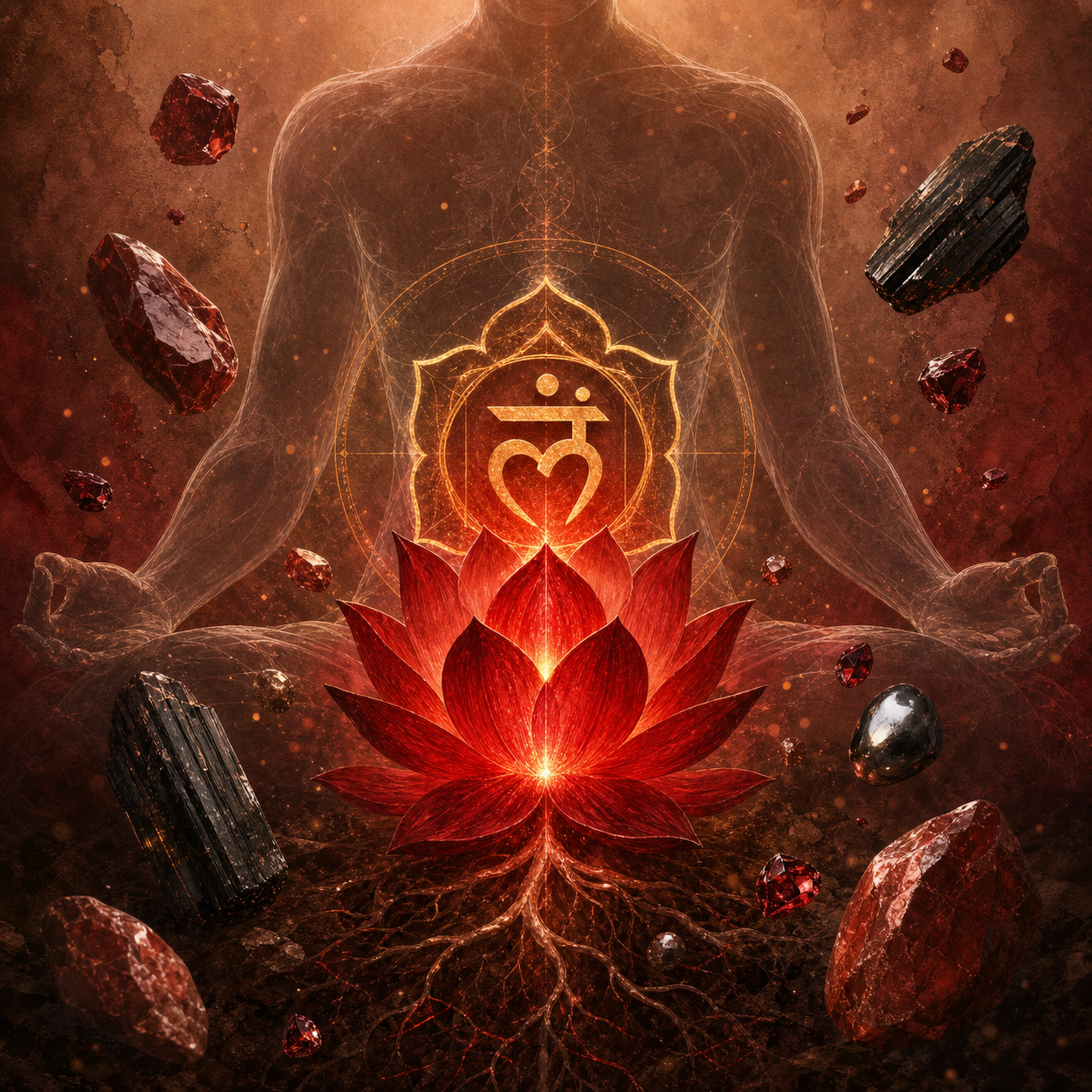 海底輪完整指南：紅色根之輪如何打造安全感與接地能量